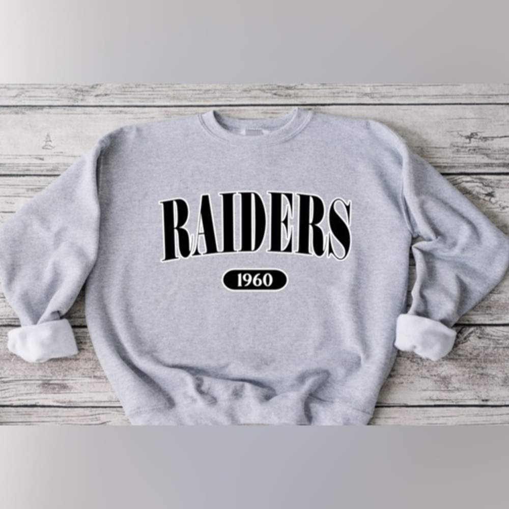 Raiders Offset Crewneck